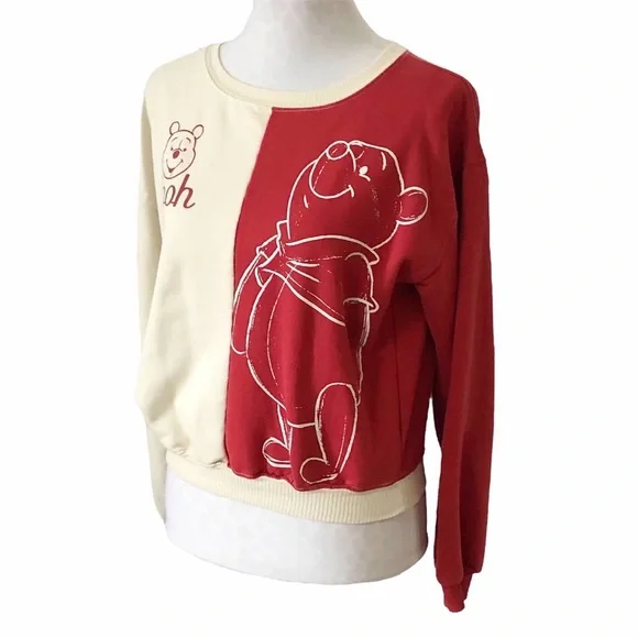 Disney Color Block Winnie the Pooh Sweatshirt - Picture 3 of 11